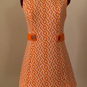 70’s Vintage A Line Geometric Dress. Great Condition!